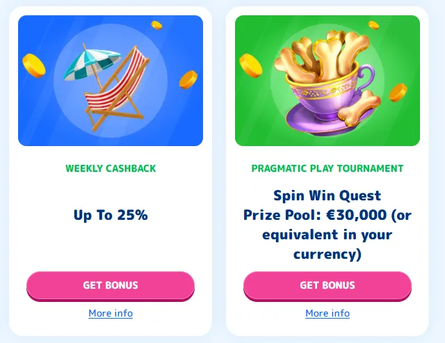 Welcome Bonus Package